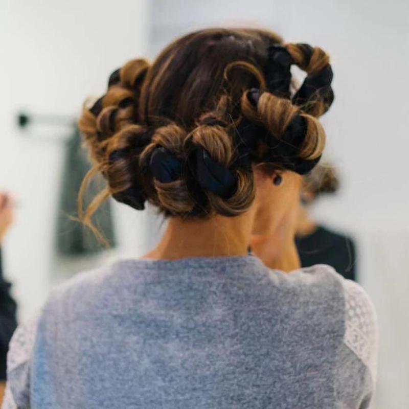 Heatless Hair Curler Satin Octocurl